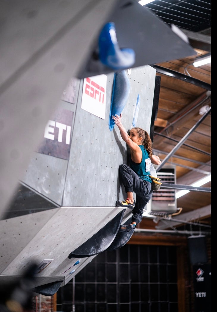 Annie sanders climbing