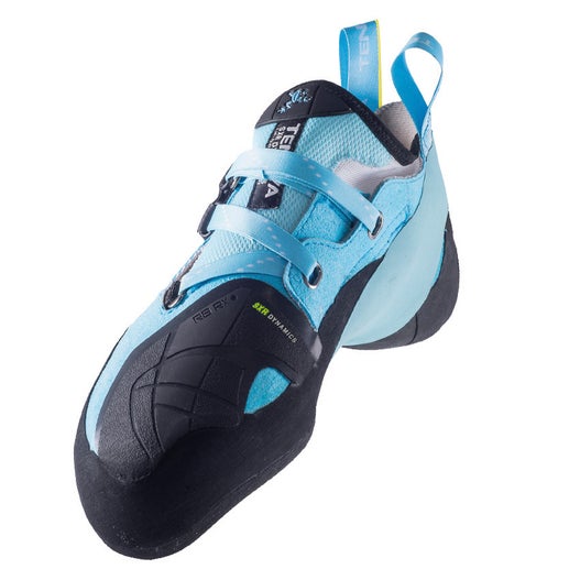 Toe profile of Tenaya Indalo climbing shoe
