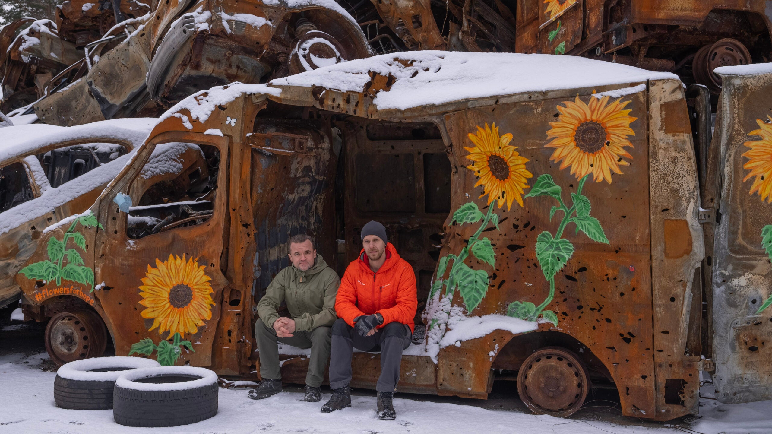 The Bucha car cemetary