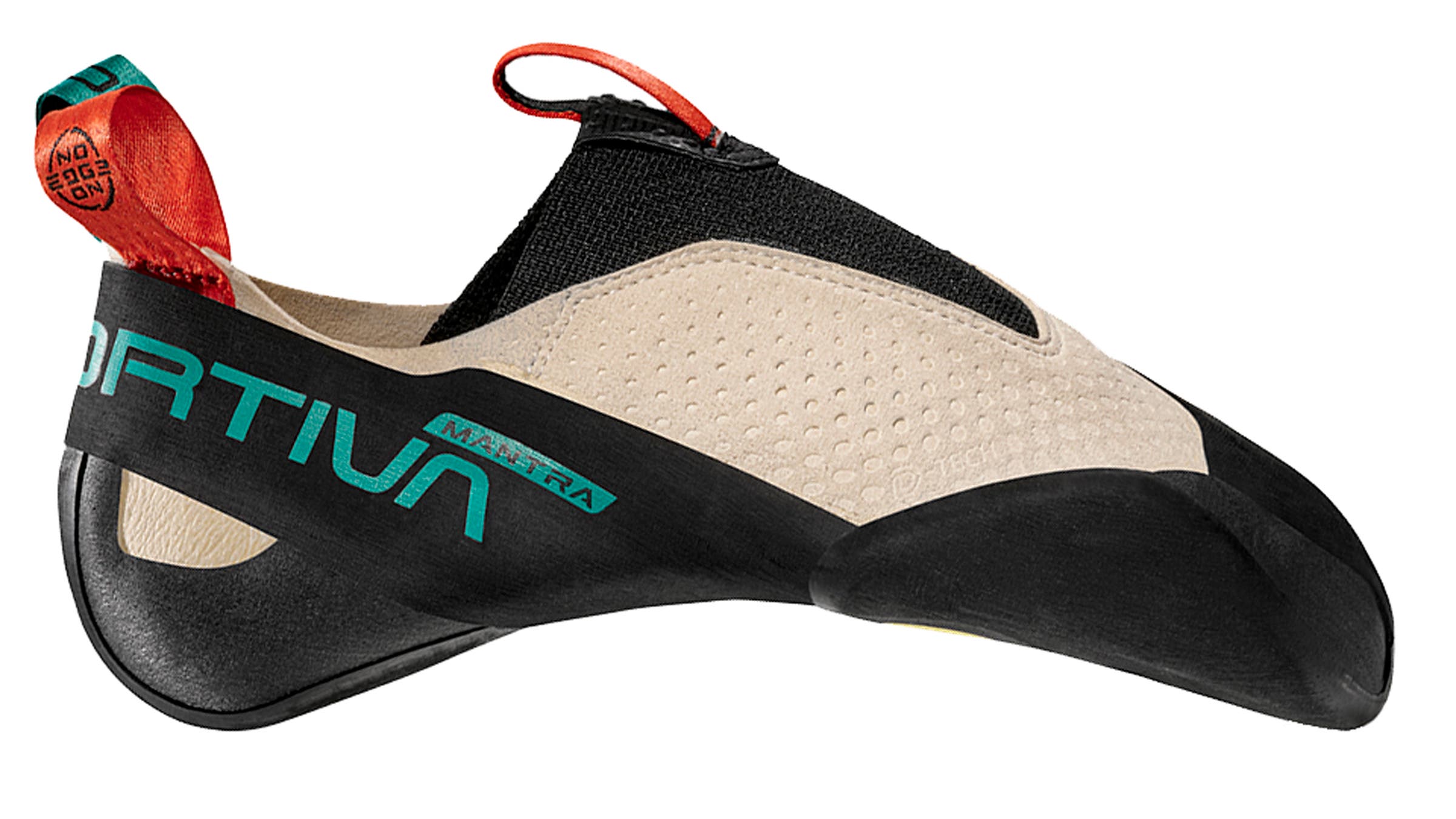 climbing shoe with asymmetrical shape