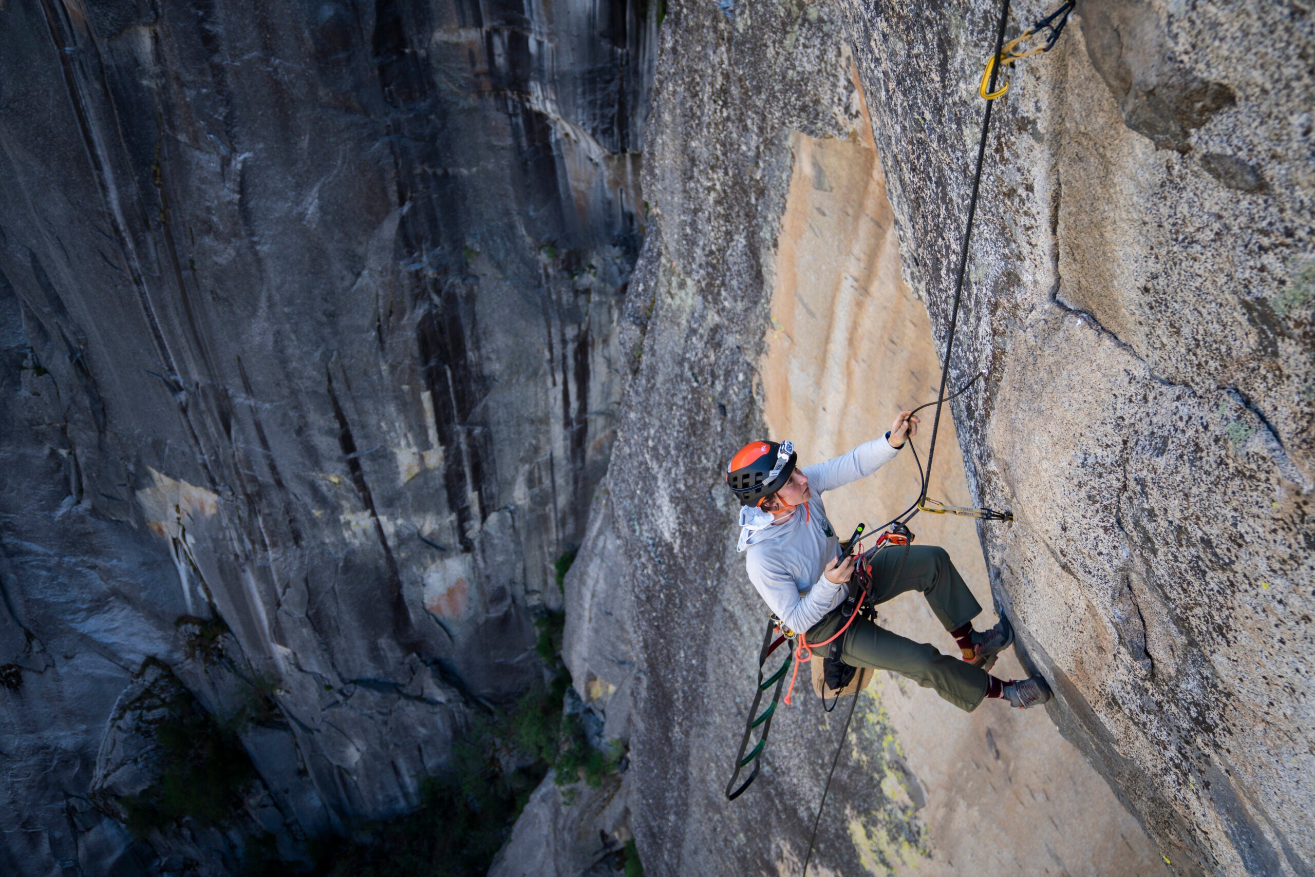 SJ Joslin working in Yosemite.
