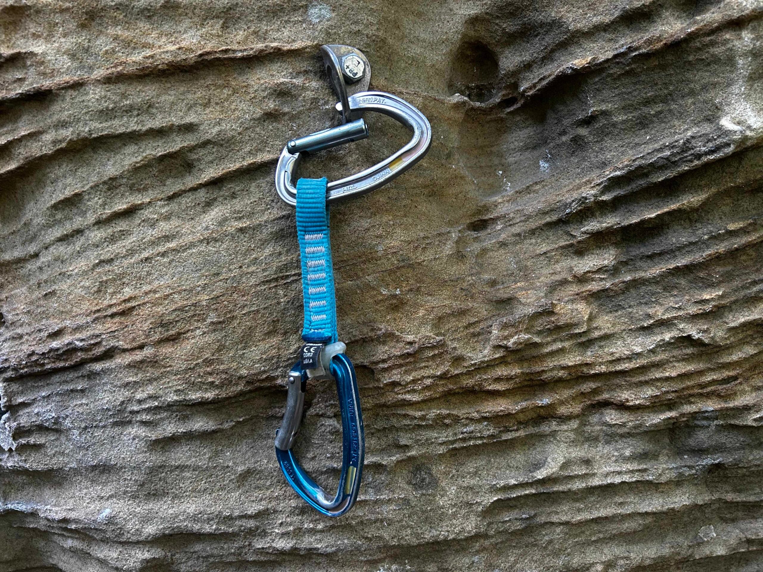 How to Avoid Climbing Accidents? Be sure your carabiner's nose doesn't get hooked on a bolt, like here.